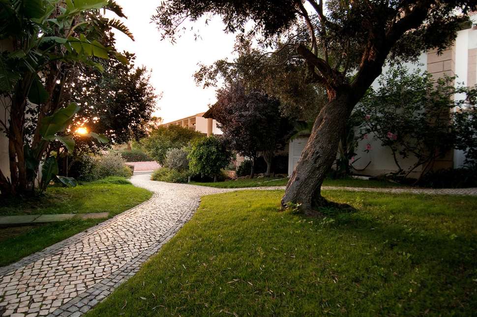 Ein Foto von der Terrasse im Luzmar Villas