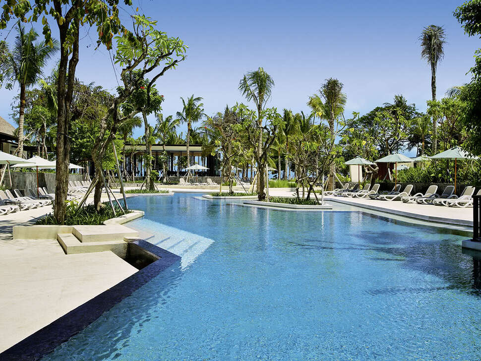Een foto van het zwembad bij The Anvaya Beach Resort Bali