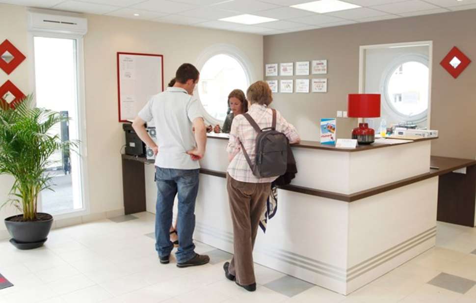 Een foto van het interieur van Residence Odalys Les Villas de la Baie