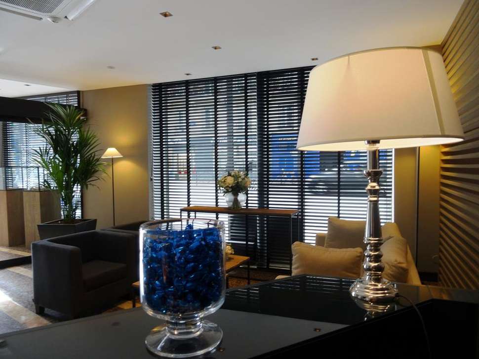 Een foto van het interieur van Hotel Albert 1er Paris
