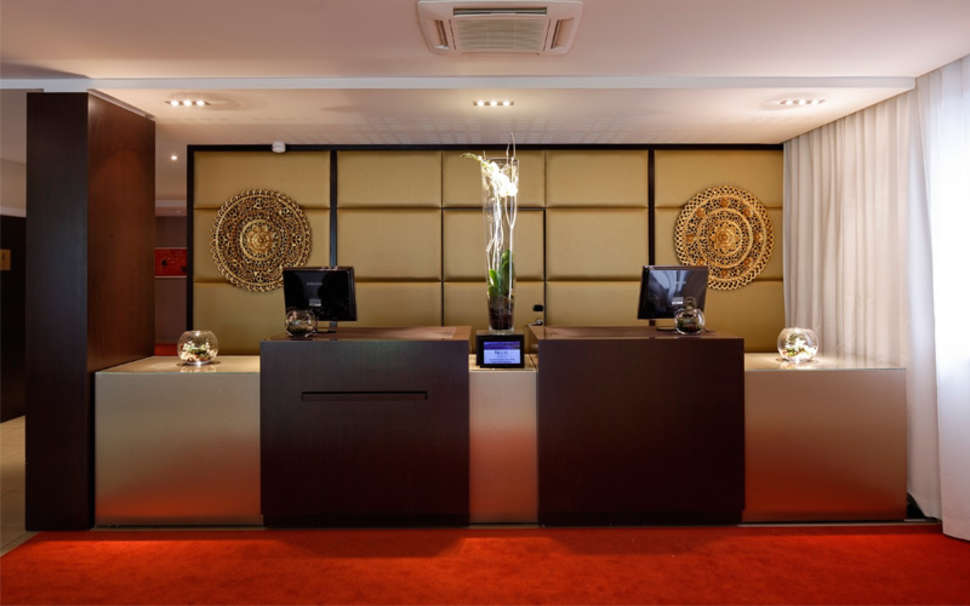 Een foto van het interieur van Aparthotel Adagio Nice Centre