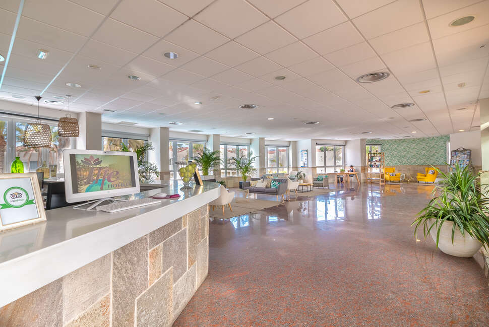 Een foto van het interieur van Appartementen Livvo Koala Garden