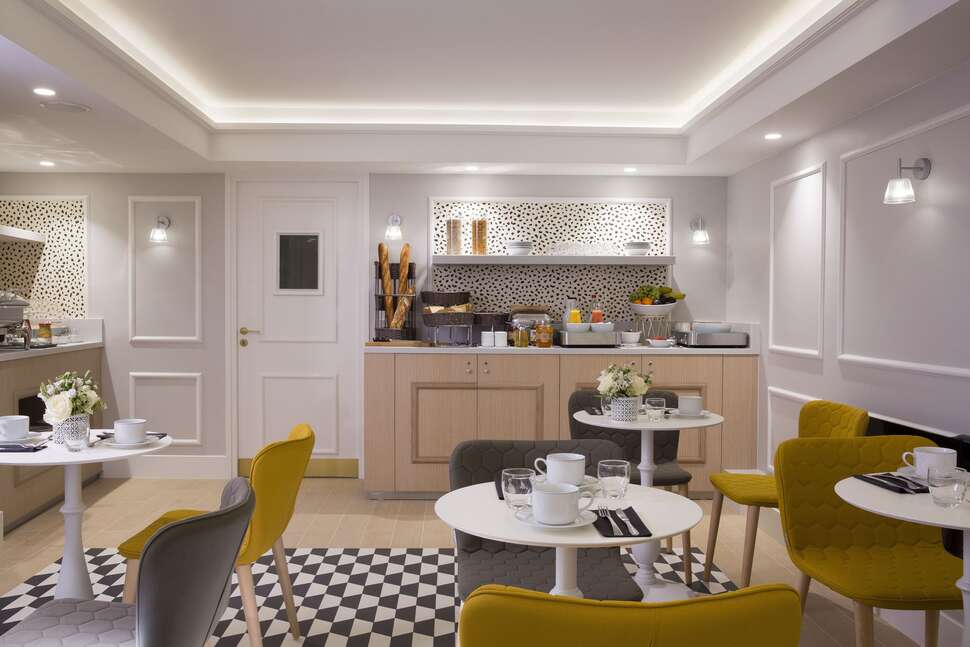 Ein Foto von den Einrichtungen im Hotel Pastel Paris