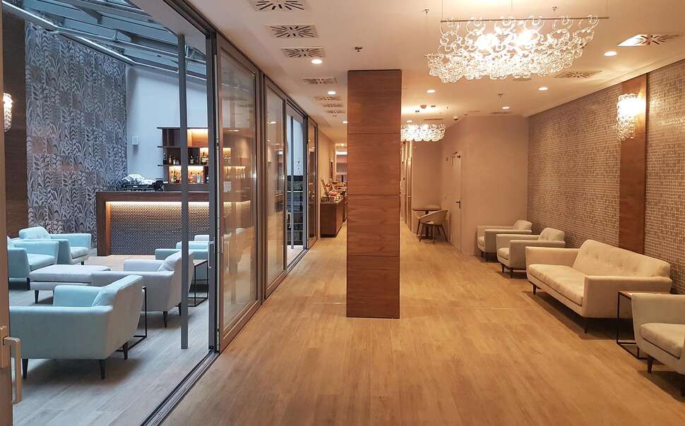 Ein Foto von den Einrichtungen im Charm Hotel Budapest