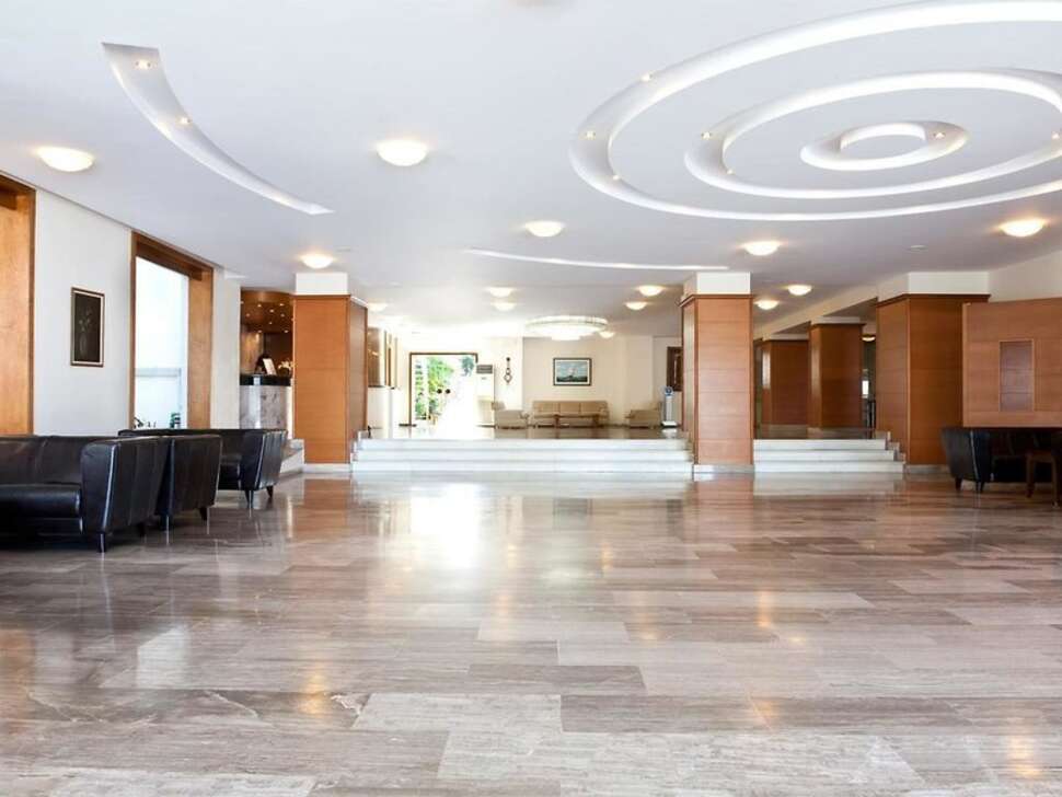 Een foto van het interieur van Hotel Marilena