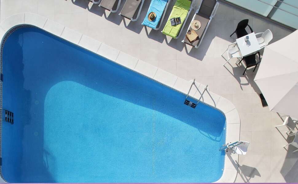 Een foto van het zwembad bij Hotel Brasil