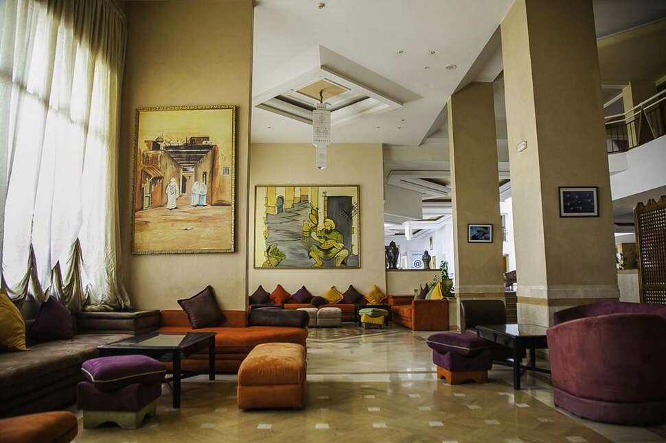 Een foto van het interieur van Residence Intouriste