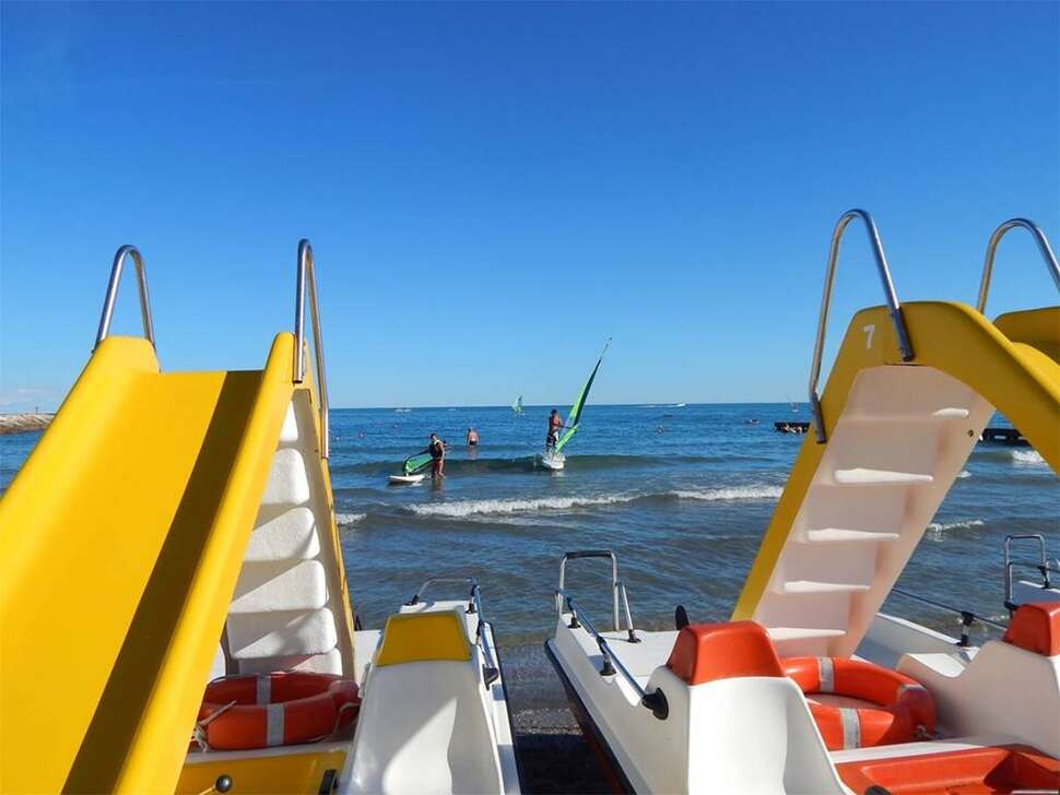 Een foto van het strand bij Camping Pra' delle Torri