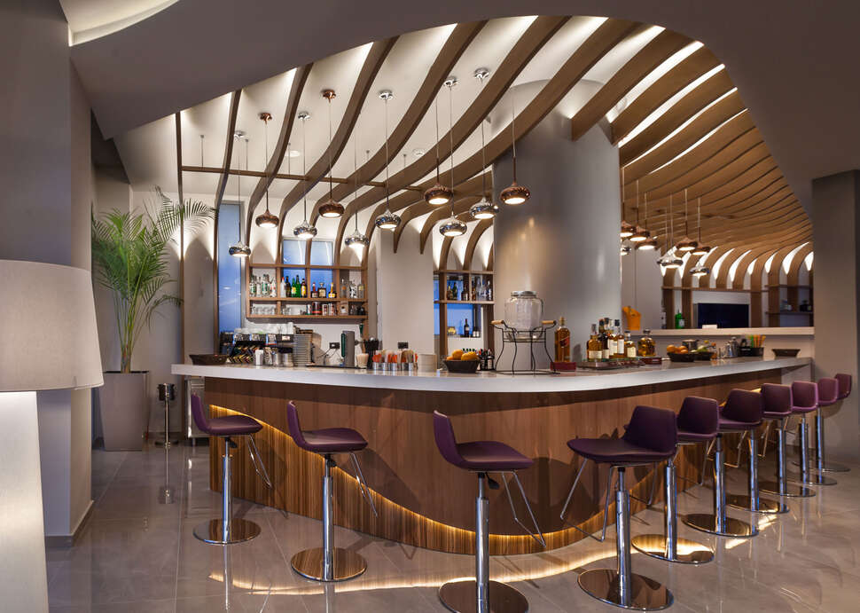 Een foto van de faciliteiten bij Blue Lagoon City Hotel