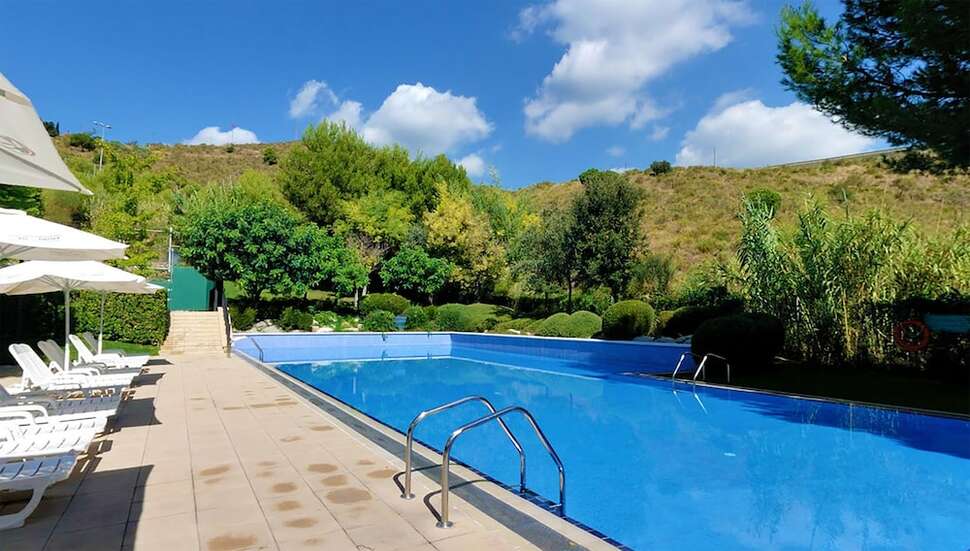 Ein Foto vom Pool im Abba Garden Hotel