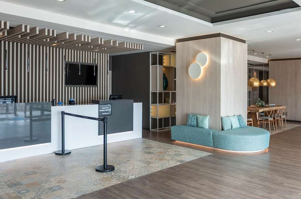 Een foto van het interieur van Hotel Cadiz Paseo del Mar