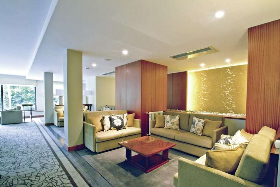 Een foto van het interieur van Terra Nostra Garden Hotel