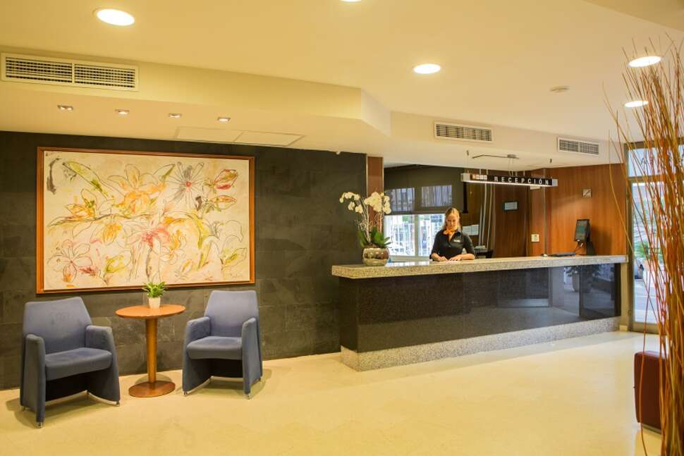 Een foto van het interieur van Hotel Mix Alea
