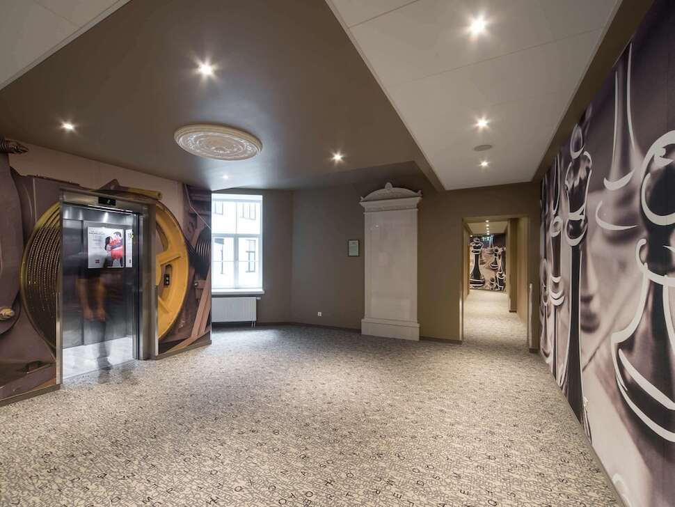 Een foto van het interieur van Ibis Riga Centre