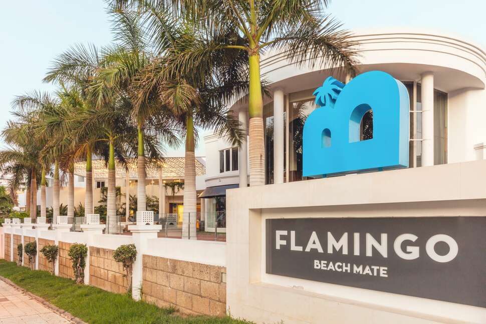 Een foto van de buitenkant van Flamingo Beach Mate