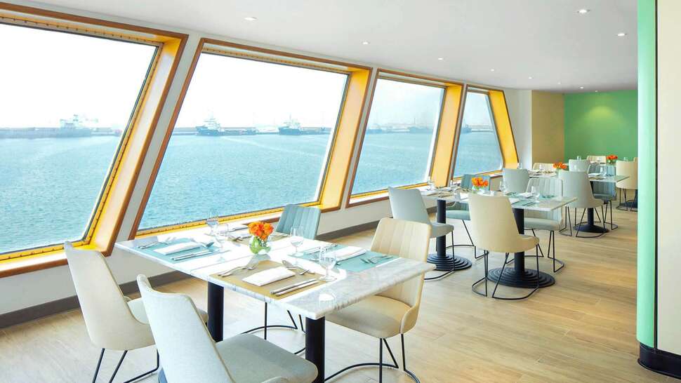 Een foto van de faciliteiten bij Queen Elizabeth 2