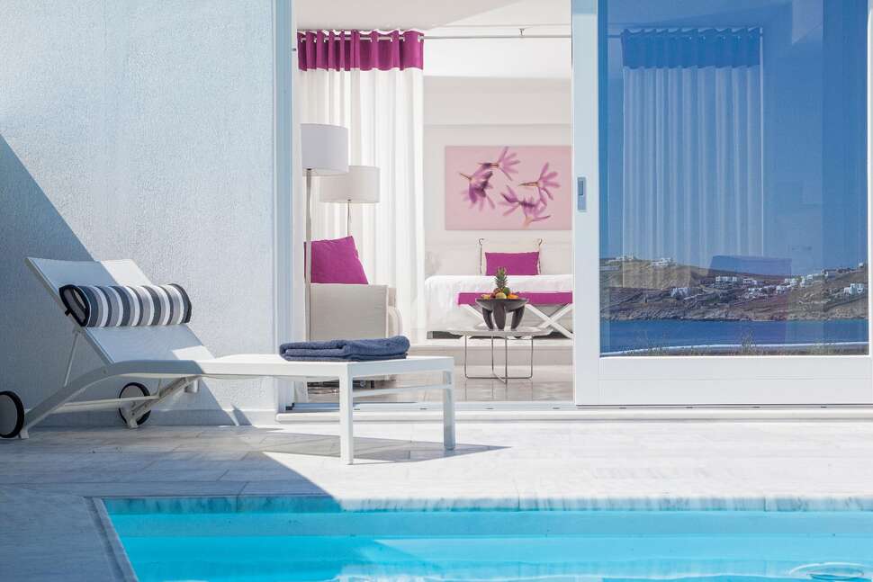 Ein Foto vom Pool im De Light Boutique Hotel
