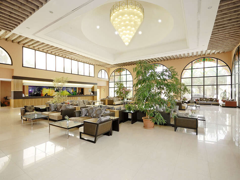 Een foto van het interieur van Hotel Paradis Palace