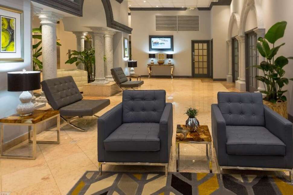 Een foto van het interieur van Lexington Hotel Miami Beach