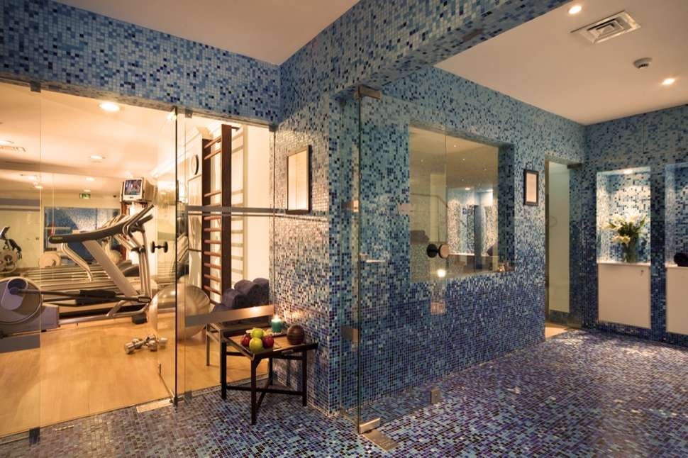 Ein Foto von den Einrichtungen im Real Palacio Hotel