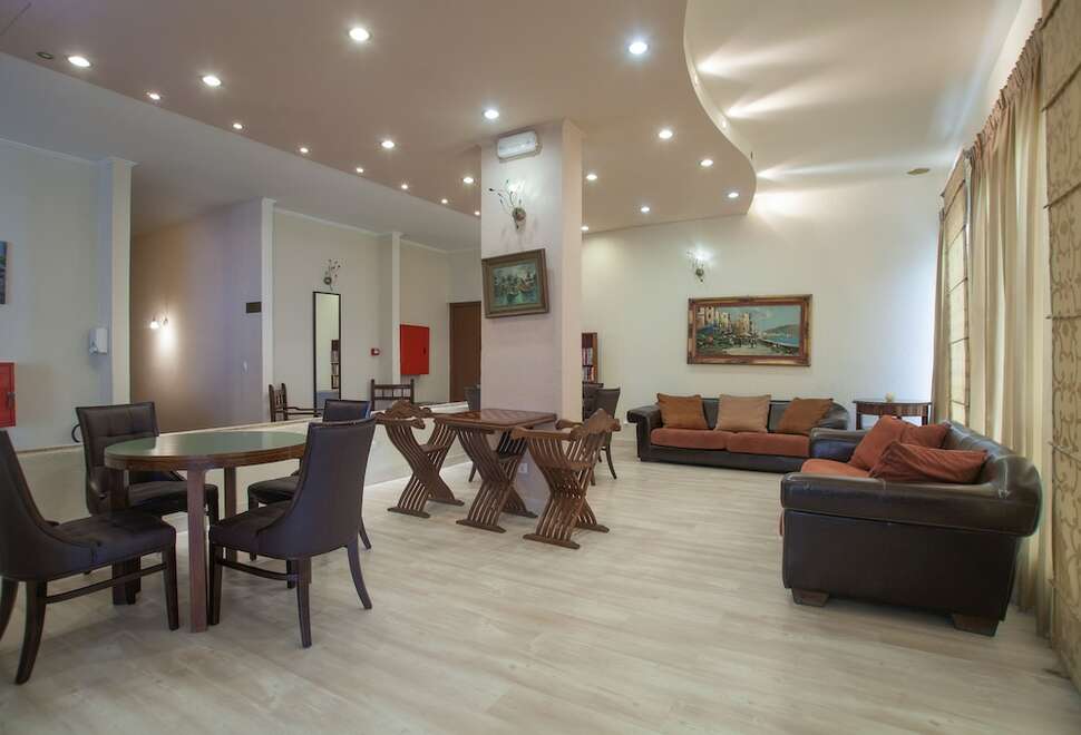 Een foto van het interieur van Golden Alexandros Hotel