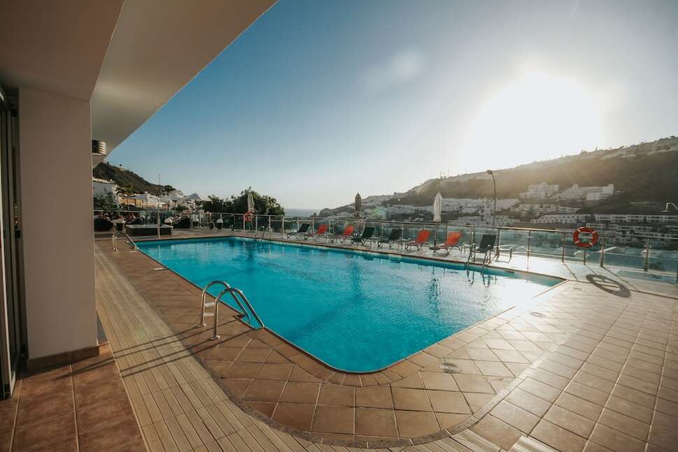 Ein Foto vom Pool im Hotel Servatur Casablanca