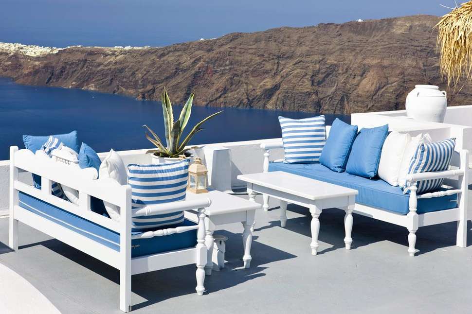 Een foto van het terras bij Andromeda Villas & Spa Resort