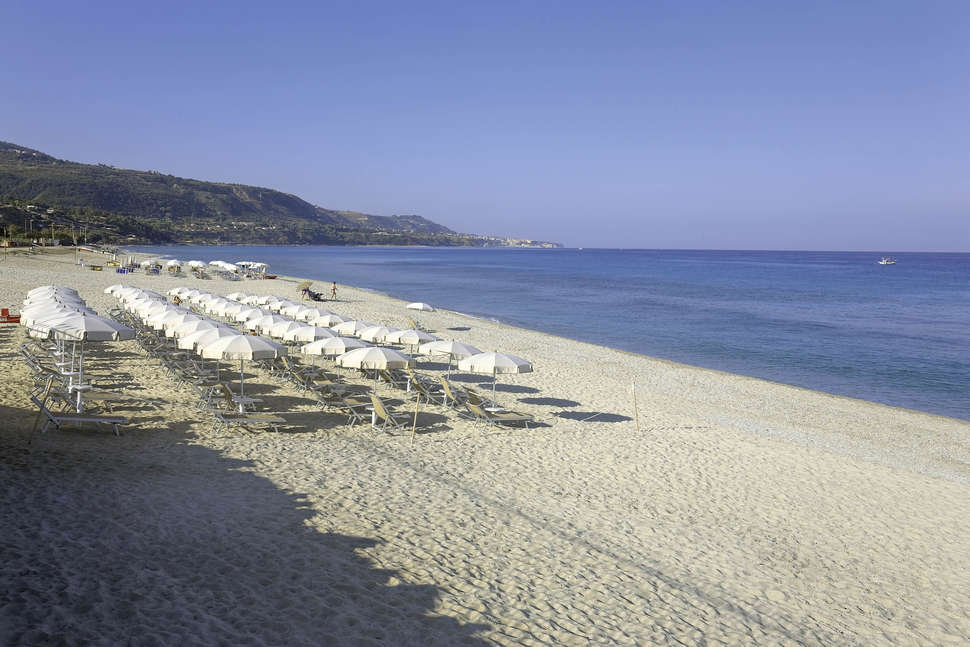 Ein Foto vom Strand beim BV Borgo del Principe