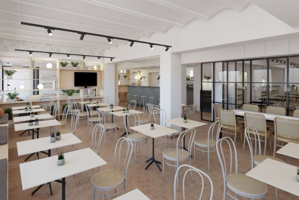 Een foto van de faciliteiten bij Hotel GHT Miratge
