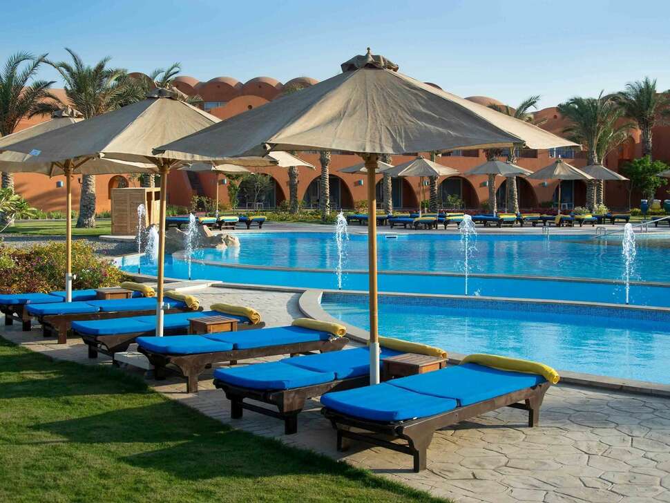 Ein Foto vom Pool im Novotel Marsa Alam
