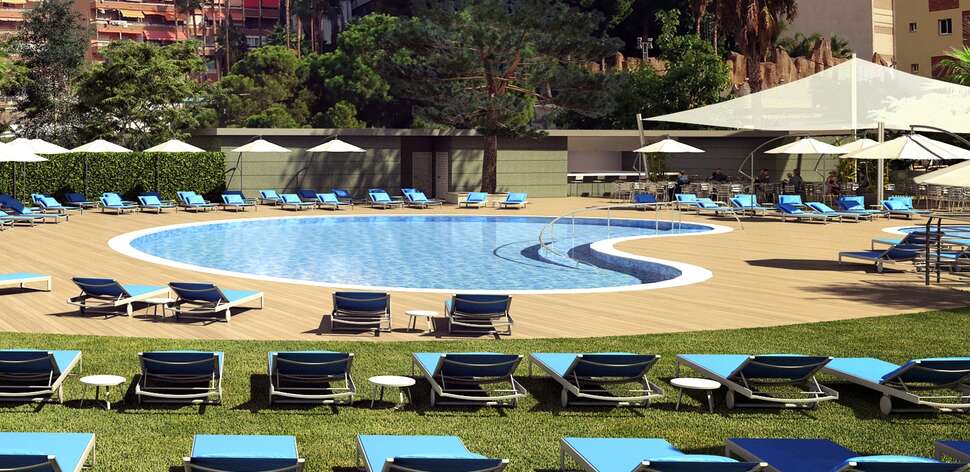 Ein Foto vom Pool im Port Benidorm Hotel & Spa