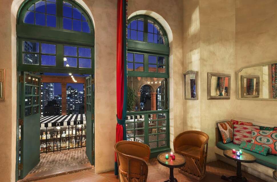 Een foto van het interieur van Pod 39 Hotel