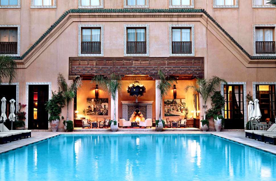 Ein Foto vom Pool im Les Jardins de la Koutoubia