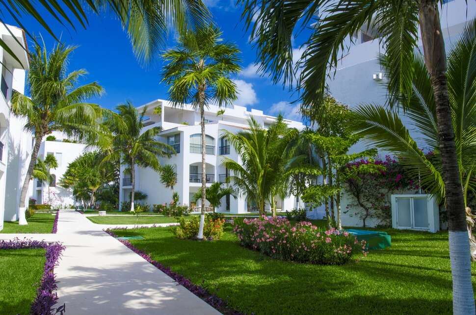 Ein Foto von der Außenansicht des Beachscape Kin Ha Villas & Suites
