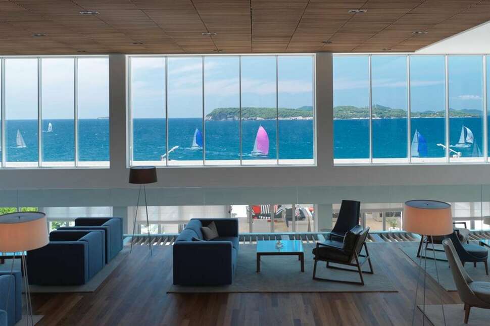 Een foto van het interieur van Valamar Dubrovnik President Hotel