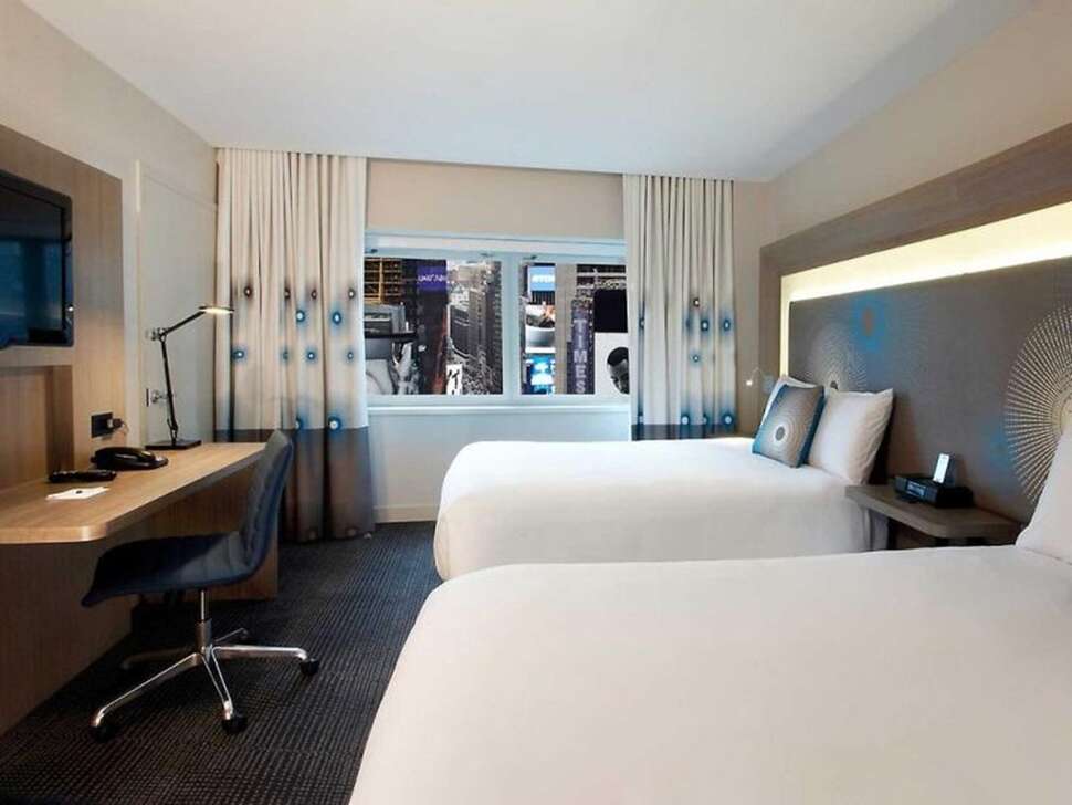 Een foto van een overzicht van M Social Hotel Times Square New York