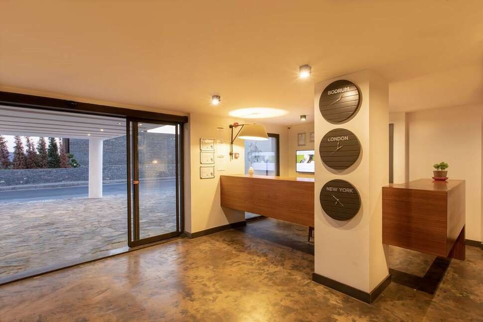 Een foto van het interieur van Senses Hotel Bodrum