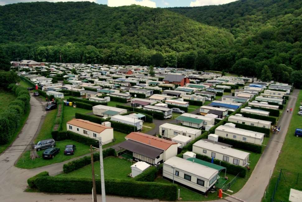 Een foto van een overzicht van Camping Colline de Rabais