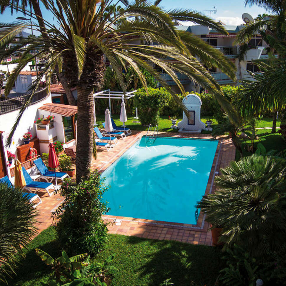 Ein Foto vom Pool im Apartments Taboga
