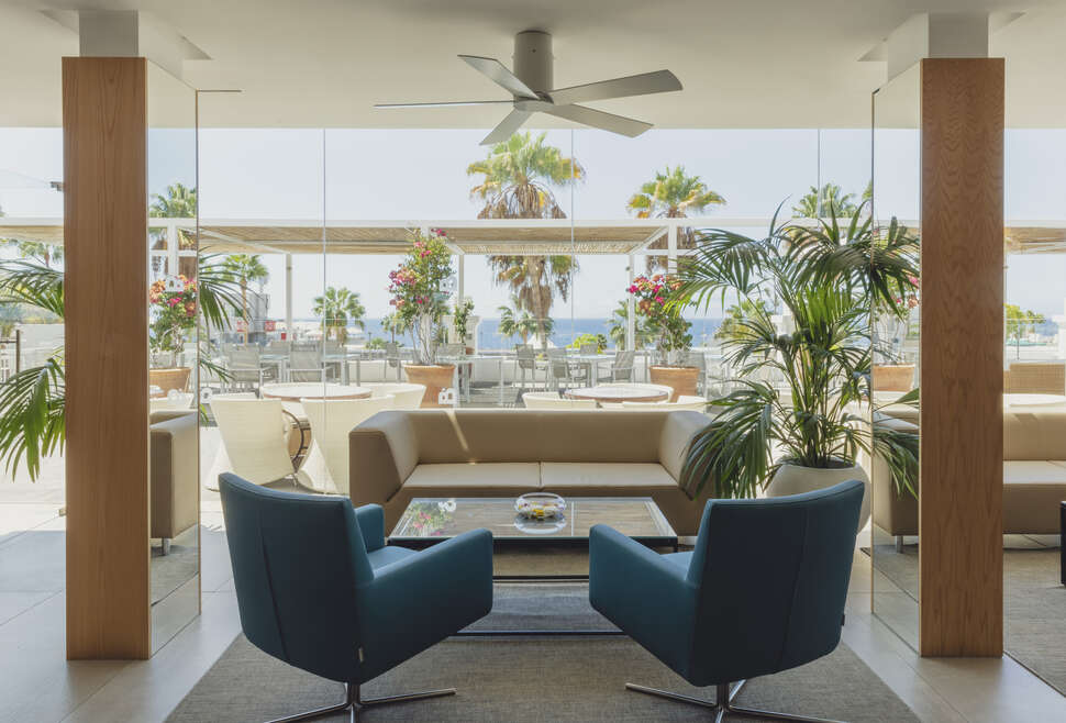 Een foto van het interieur van Flamingo Beach Mate