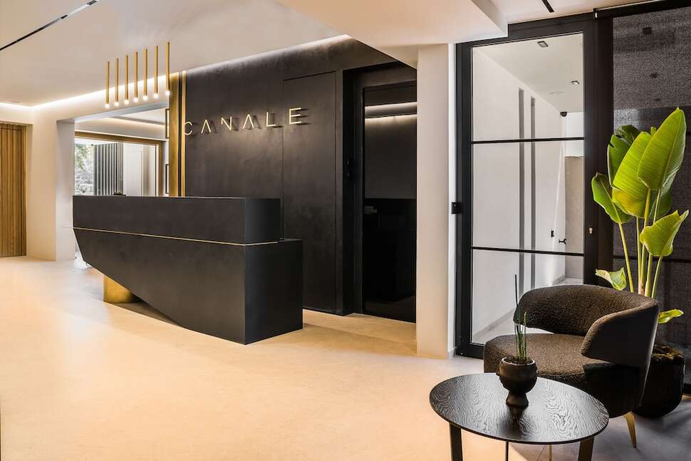 Een foto van het interieur van Canale Hotel & Suites