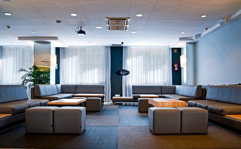 Een foto van het interieur van Hotel Bernat II