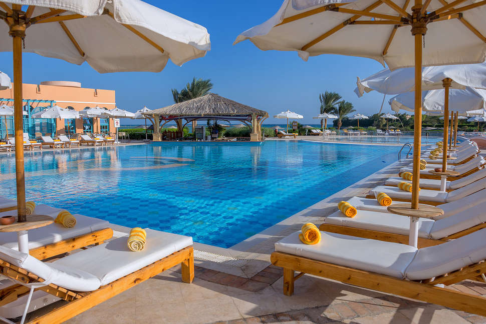 Een foto van een overzicht van The Chedi El Gouna