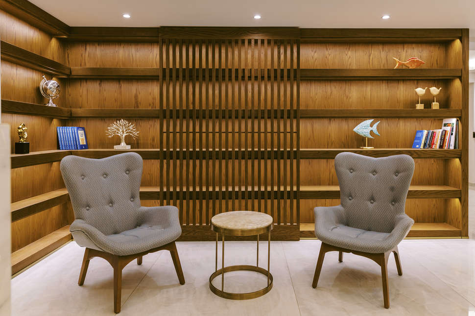 Een foto van het interieur van Acandia Hotel
