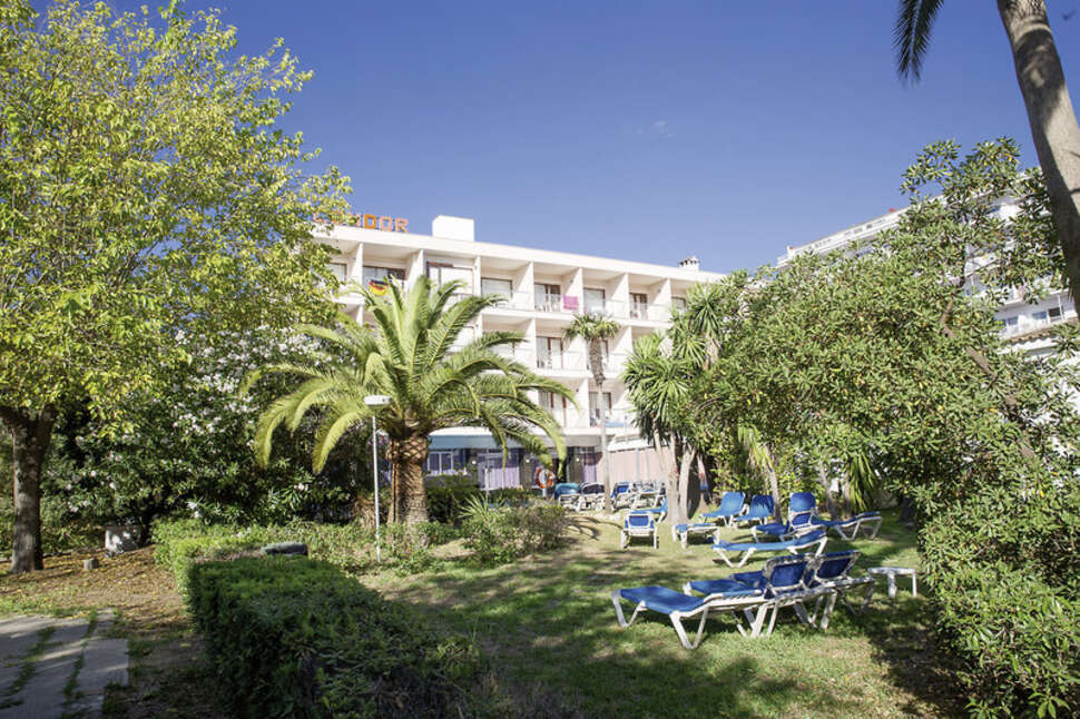 Ein Foto von der Terrasse im Hotel Condor