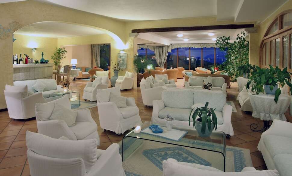 Een foto van het interieur van Hotel Pulicinu