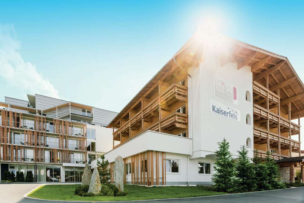 Ein Foto von der Außenansicht des Sentido Alpenhotel Kaiserfels
