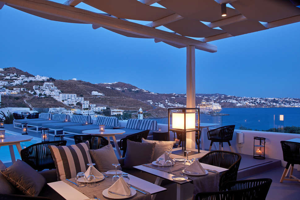 Een foto van de faciliteiten bij Mykonos Princess Hotel