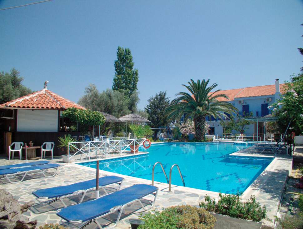 Ein Foto vom Pool im Hotel Sofia