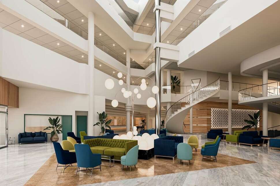 Een foto van het interieur van Alua Tenerife